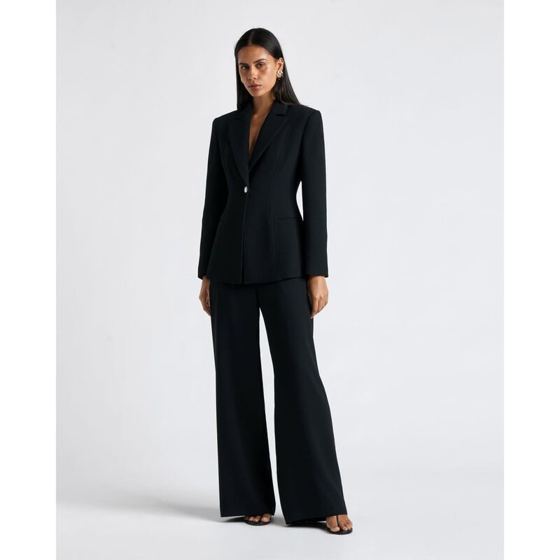 Cue Single Button Hourglass Blazer image number 3
